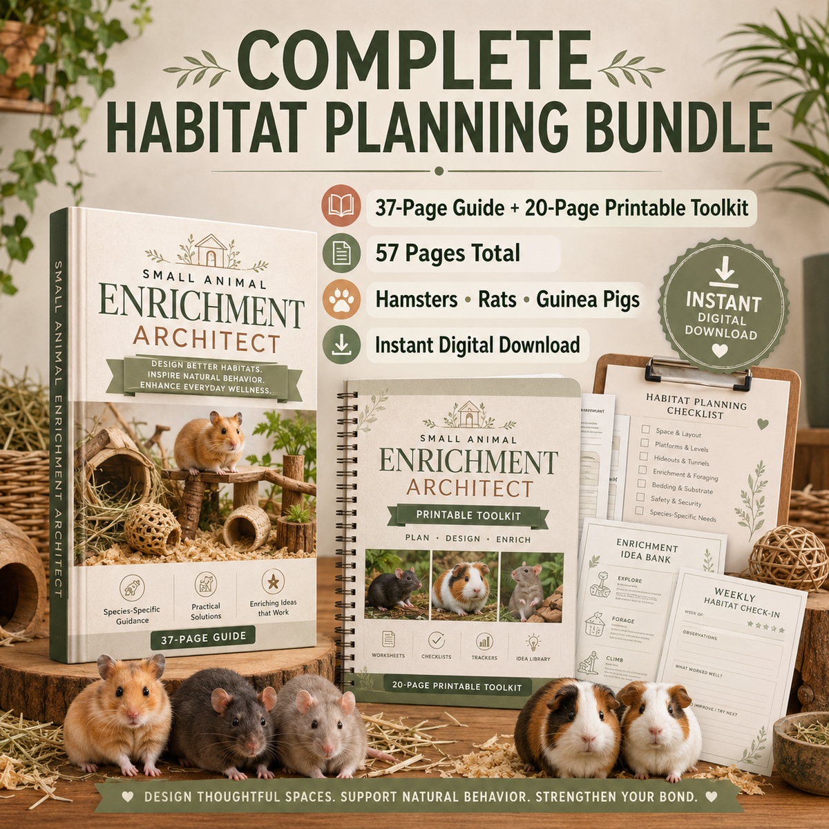 Small Animal Enrichment Architect — Complete Habitat Planning Bundle