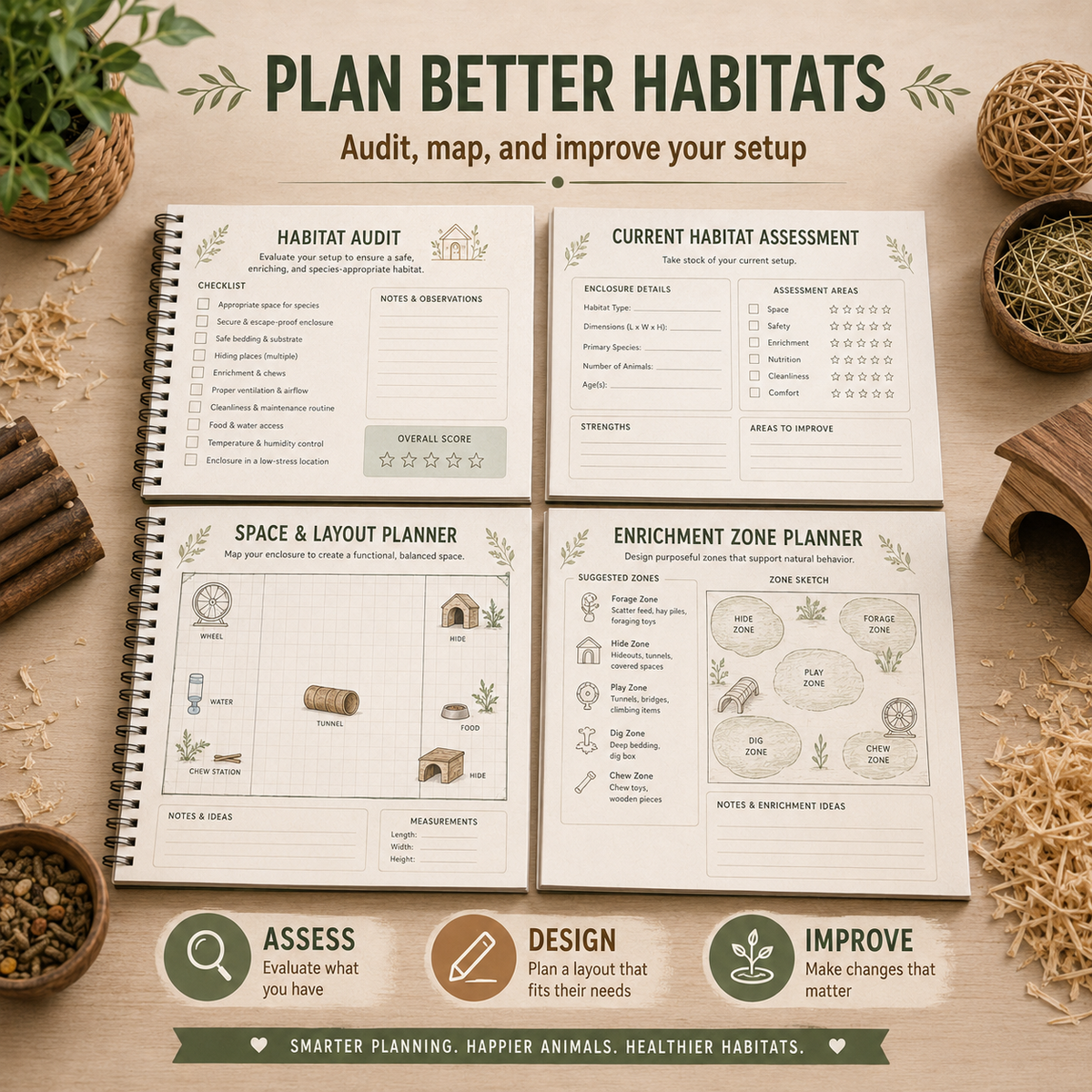 Small Animal Enrichment Architect — Complete Habitat Planning Bundle