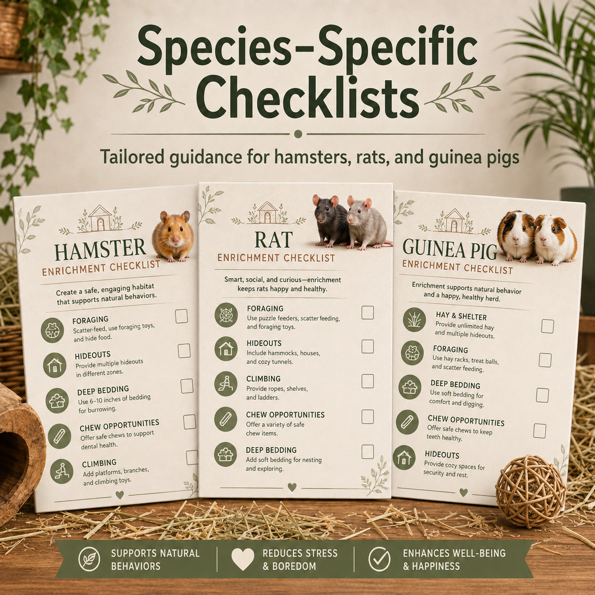 Small Animal Enrichment Architect — Complete Habitat Planning Bundle