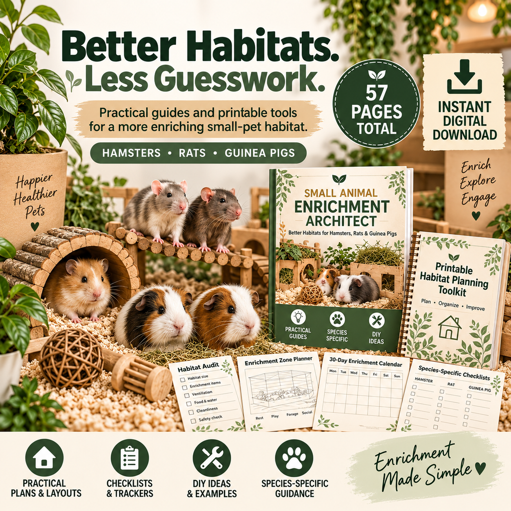 Small Animal Enrichment Architect — Complete Habitat Planning Bundle